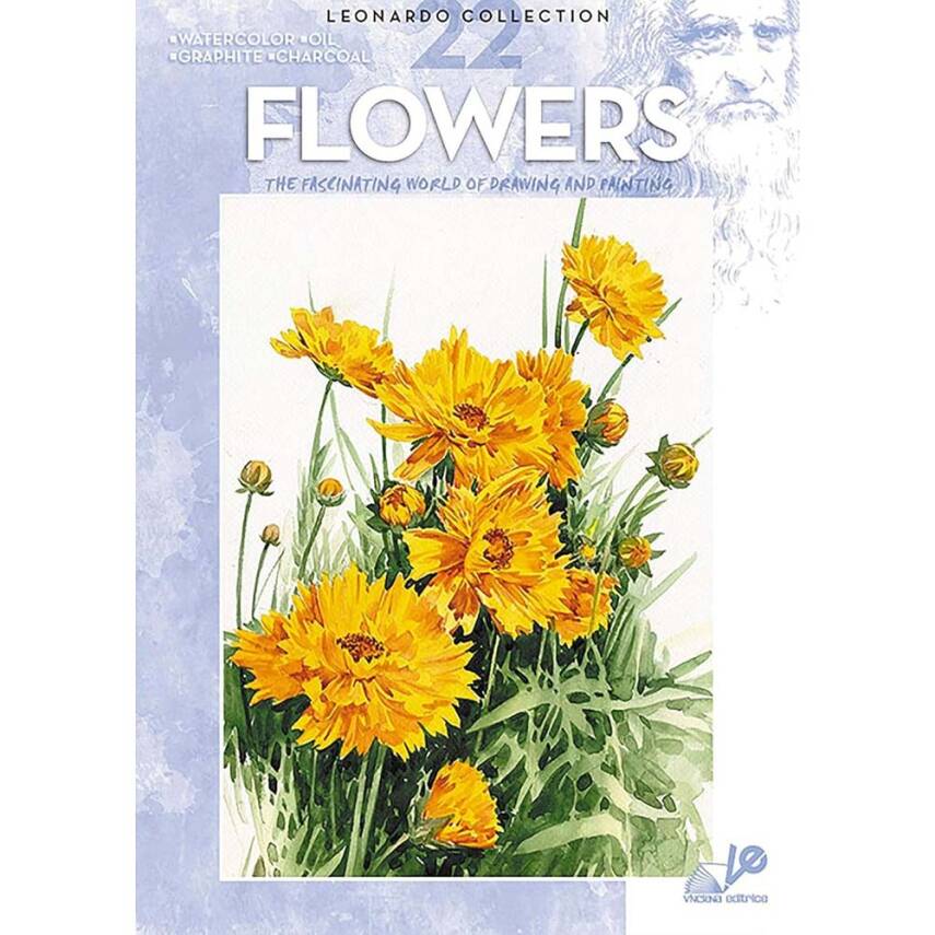 Leonardo Collection Desen Kitabı Flowers N: 22 Çicekler N: 22 - 1