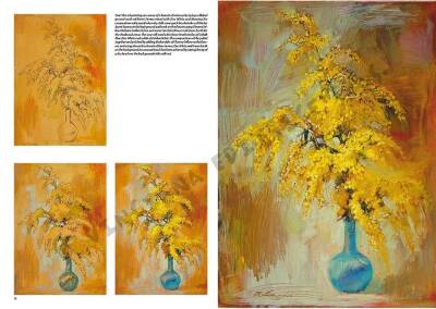 Leonardo Collection Desen Kitabı Flowers N: 22 Çicekler N: 22 - 2