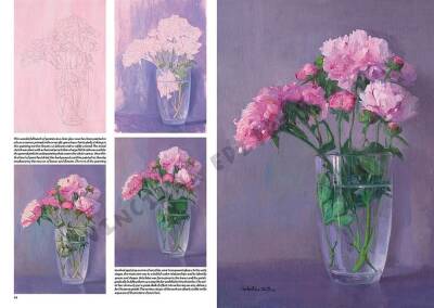 Leonardo Collection Desen Kitabı Flowers N: 22 Çicekler N: 22 - 4