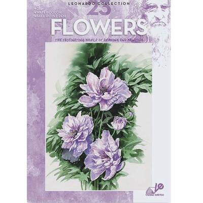 Leonardo Collection Desen Kitabı Flowers N: 23 Çicekler N: 23 - 1