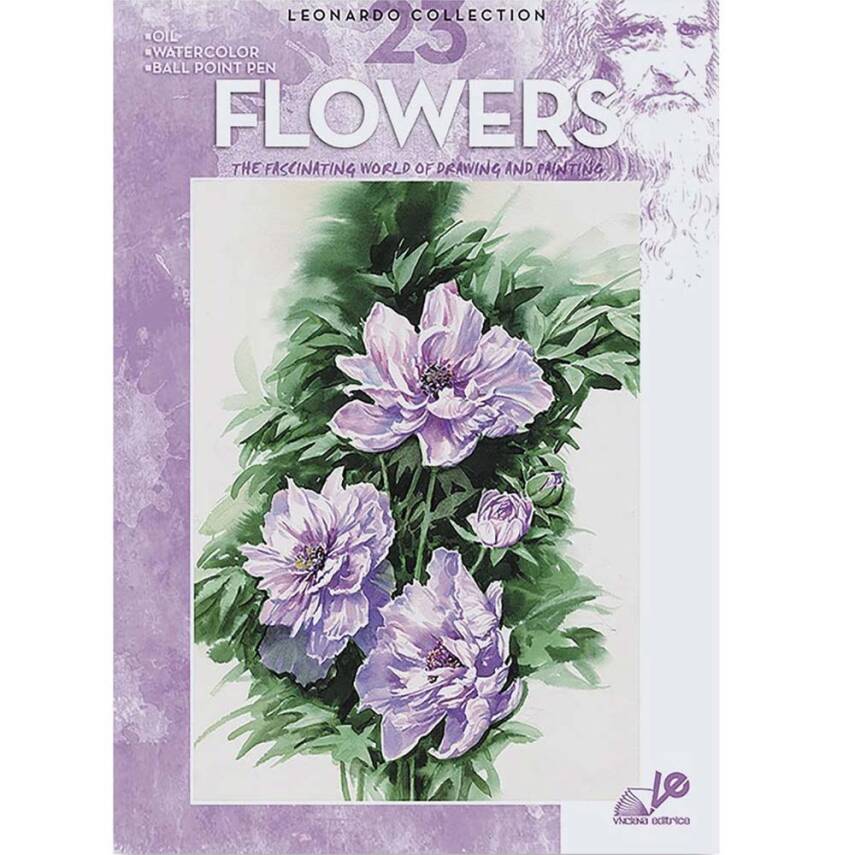 Leonardo Collection Desen Kitabı Flowers N: 23 Çicekler N: 23 - 1