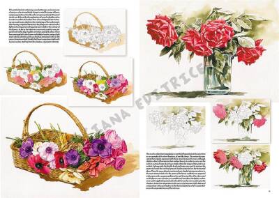 Leonardo Collection Desen Kitabı Flowers N: 23 Çicekler N: 23 - 1