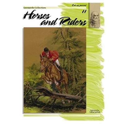 Leonardo Collection Desen Kitabı Horses And Riders N: 11 Atlar ve Jokeyler N: 11 - 5