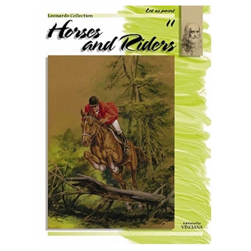 Leonardo Collection Desen Kitabı Horses And Riders N: 11 Atlar ve Jokeyler N: 11 - 5