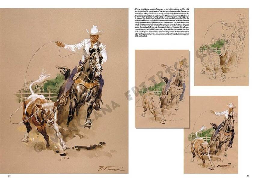Leonardo Collection Desen Kitabı Horses And Riders N: 11 Atlar ve Jokeyler N: 11 - 4