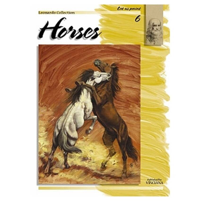 Leonardo Collection Desen Kitabı Horses No: 6 Atlar N: 6 - 1