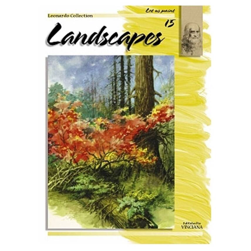 Leonardo Collection Desen Kitabı Landsapes N: 15 Manzaralar N: 15 - 5