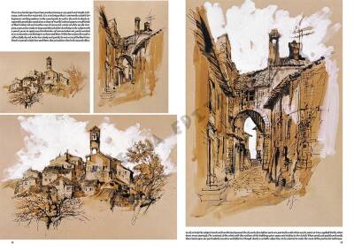 Leonardo Collection Desen Kitabı Landsapes N: 15 Manzaralar N: 15 - 1