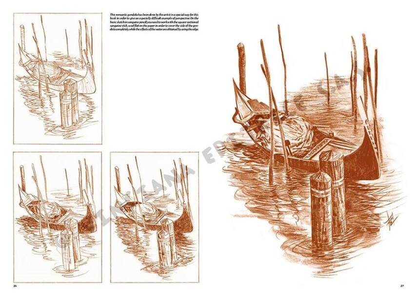 Leonardo Collection Desen Kitabı Landsapes N: 17 Manzaralar N: 17 - 4