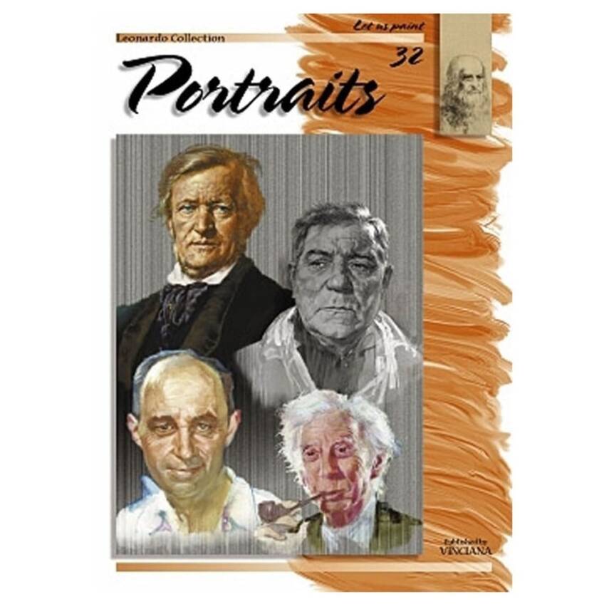 Leonardo Collection Desen Kitabı Portrait N: 32 Portre N: 32 - 5
