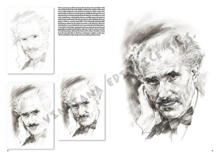 Leonardo Collection Desen Kitabı Portrait N: 32 Portre N: 32 - 4