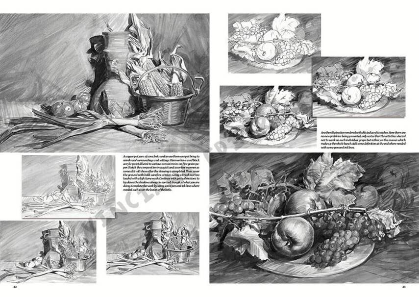 Leonardo Collection Desen Kitabı Stillife N: 26 Natürmort N: 26 - 1