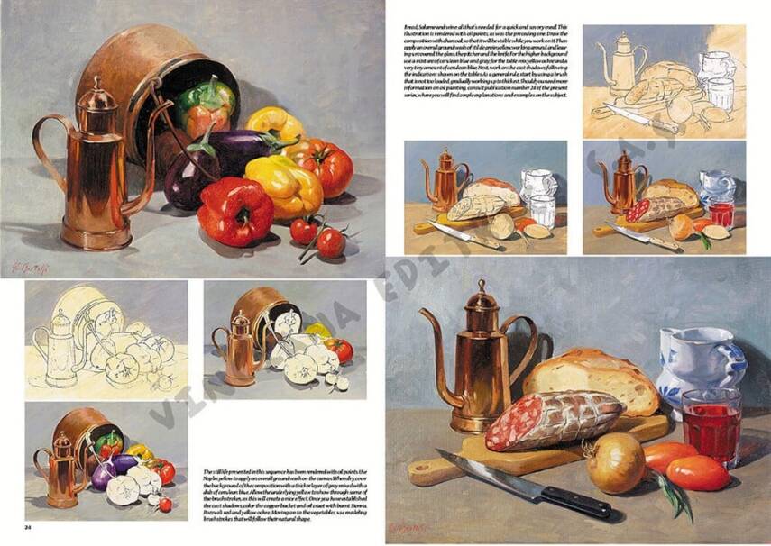 Leonardo Collection Desen Kitabı Stillife N: 26 Natürmort N: 26 - 2