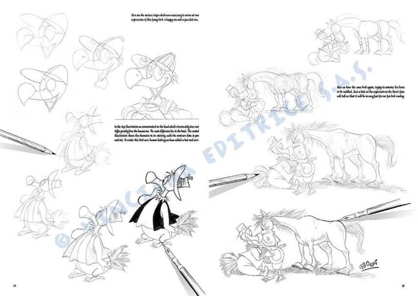 Leonardo Collection Desen Kitabı The Basics Of Comics N: 33 Resimli Mizah Çizim Temelleri N: 33 - 2