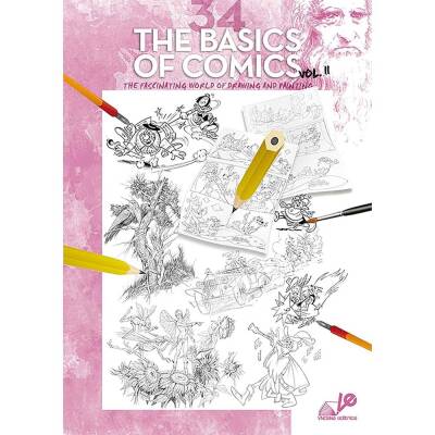Leonardo Collection Desen Kitabı The Basics Of Comics N: 34 Resimli Mizah Çizim Temelleri N: 34