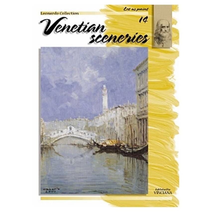 Leonardo Collection Desen Kitabı Venetian Sceneries N: 14 Venedik Sahneleri N: 14 - 2