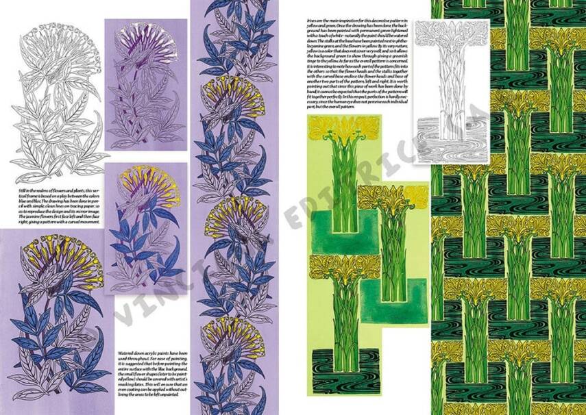 Leonardo Collection Drawing Book Decorative Patterns N: 40 Decorative Patterns N: 40 - 2