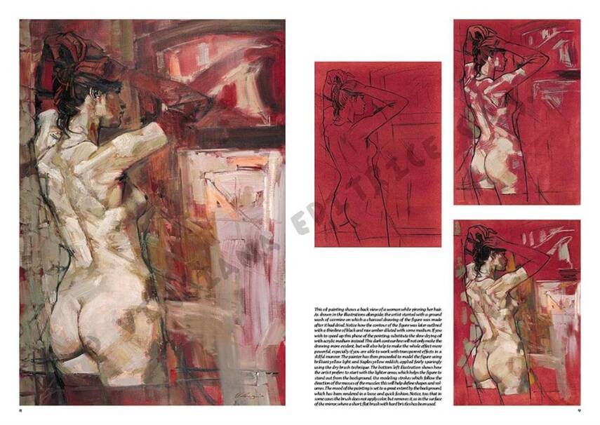 Leonardo Collection Drawing Book Nudes No: 9 Nude Drawing N: 9 - 1