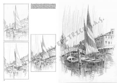 Leonardo Collection Drawing Book Seascape N: 27 Seascapes N: 27 - 4