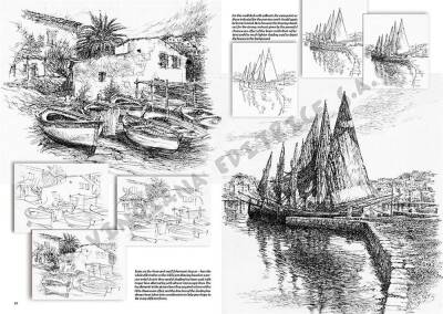 Leonardo Collection Drawing Book Seascape N: 27 Seascapes N: 27 - 5