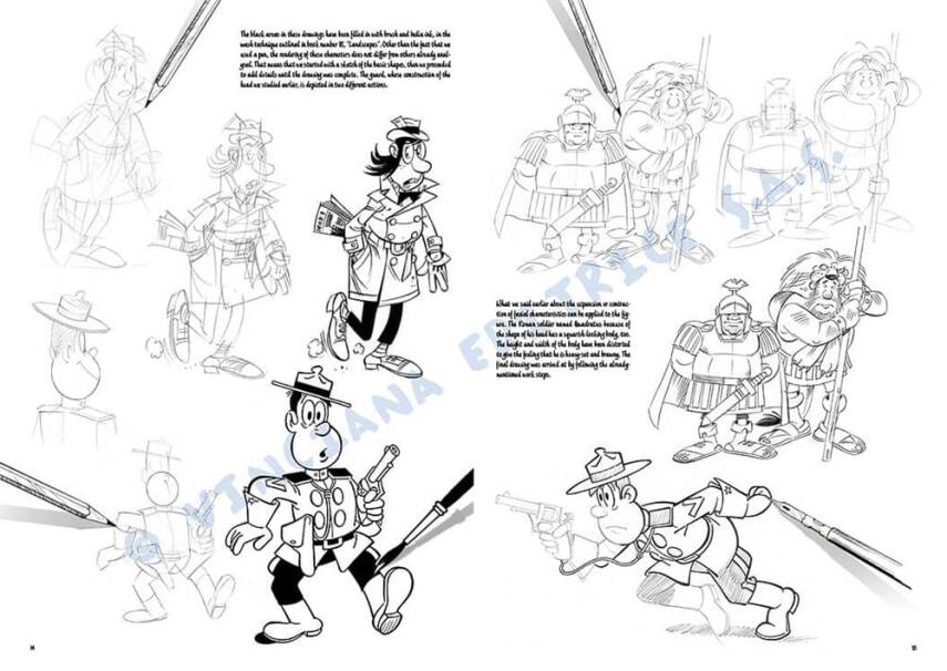 Leonardo Collection Drawing Book The Basics Of Comics N: 33 Illustrated Humor Drawing Basics N: 33 - 1