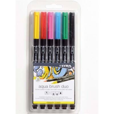 Lyra Aqua Brush Duo Primary Set of 6 - 2