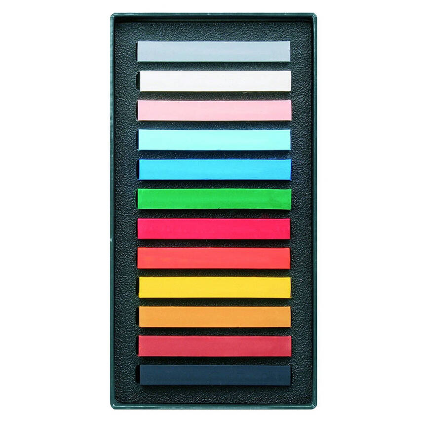 Lyra Polycrayons Soft - Toz Pastel 12 Renk - 2