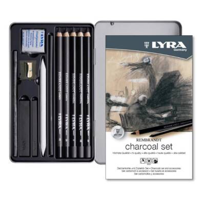Lyra Rembrandt Charcoal Set 11 li Metal Kutu