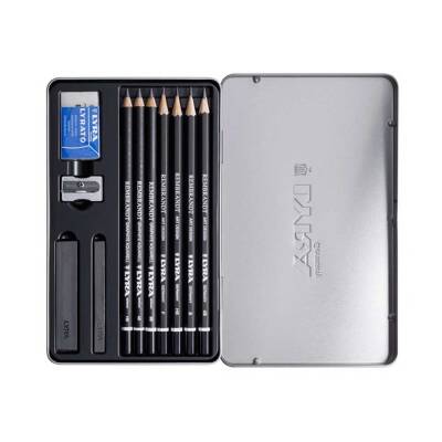 Lyra Rembrandt Graphite Graduated Pencil Set of 12 - 1