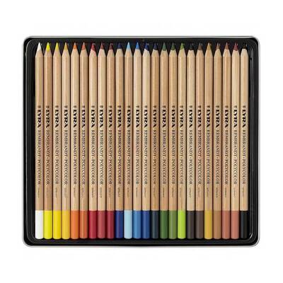 Lyra Rembrandt Pastel Polycolor 24-Piece Tin Box (1)
