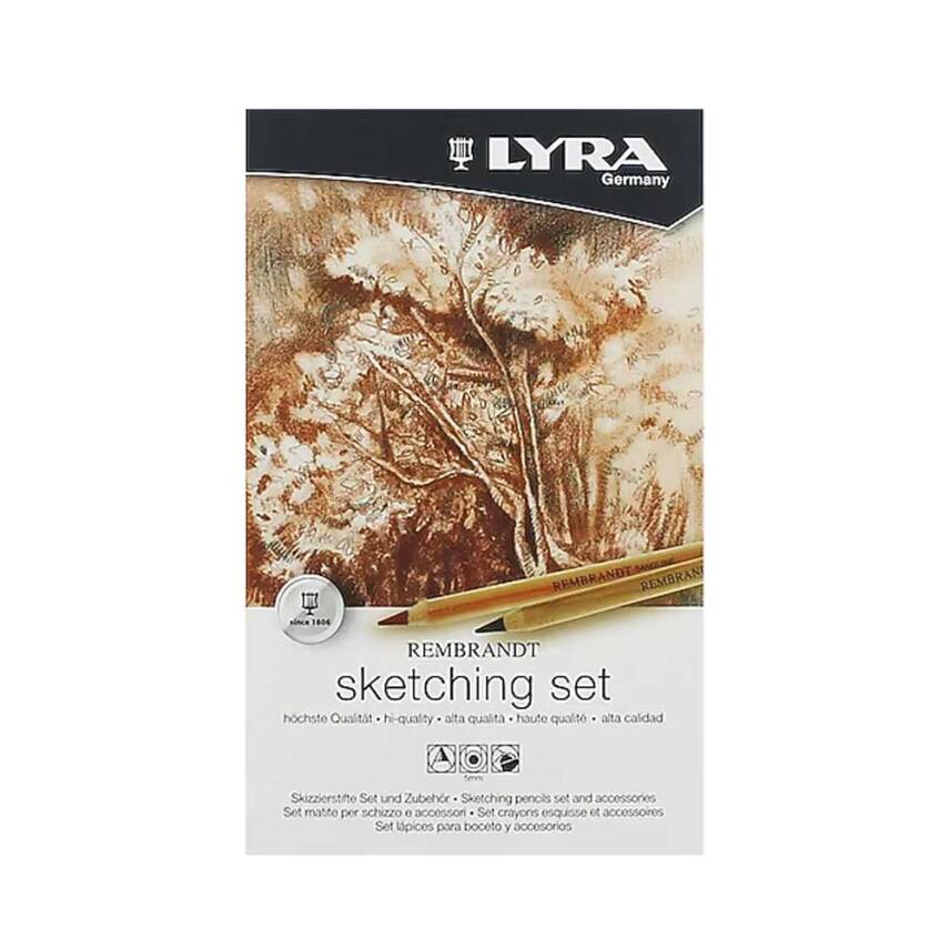 Lyra Rembrandt Sketching Set 11pcsMetal Box - 1
