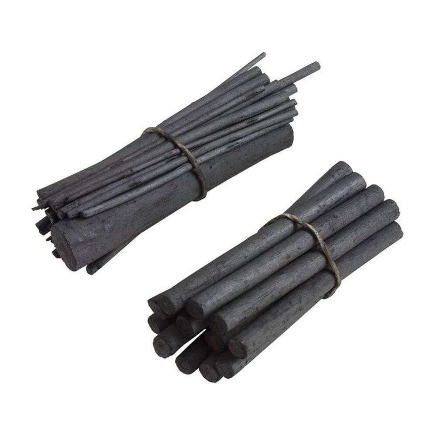 Lyra Willow Charcoal Natural Charcoal 7-9mm 5 Pieces 5550030 - 3