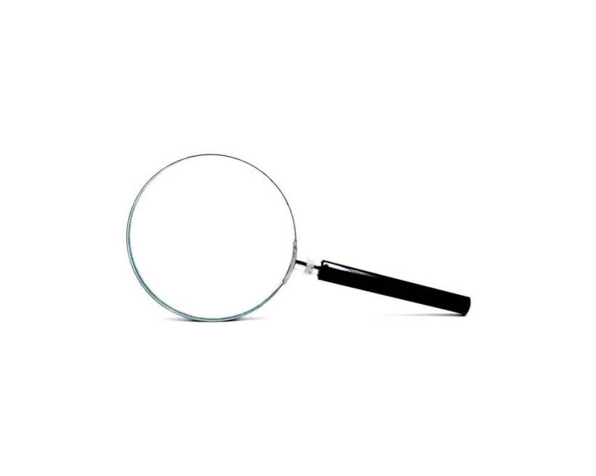 Magnifying Glass Handle Metal 100 mm 1028 - 1
