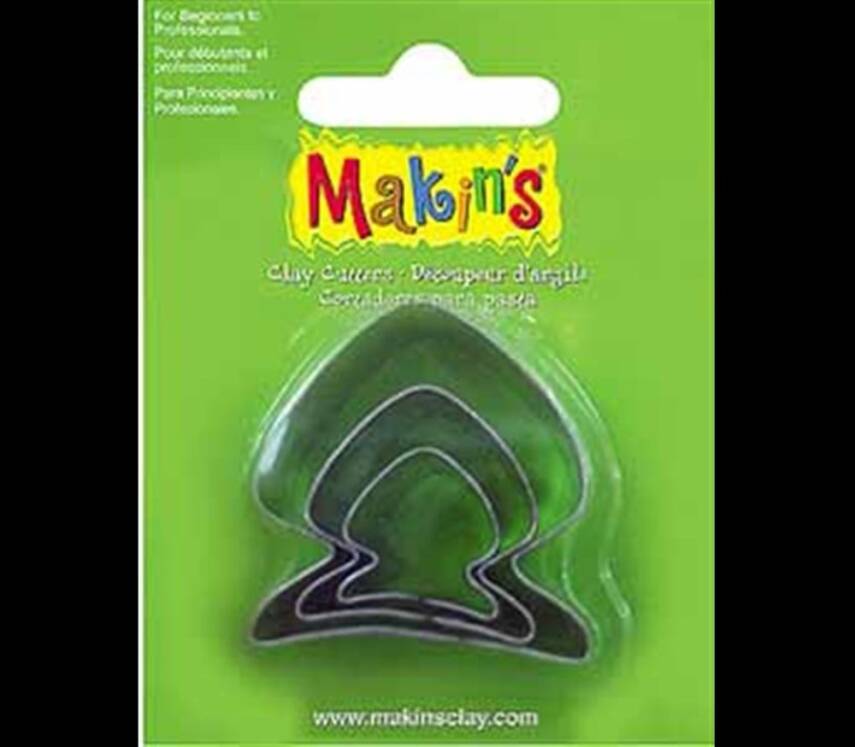 Makin's Clay Cutting Mold Fish 3 Piece - 1