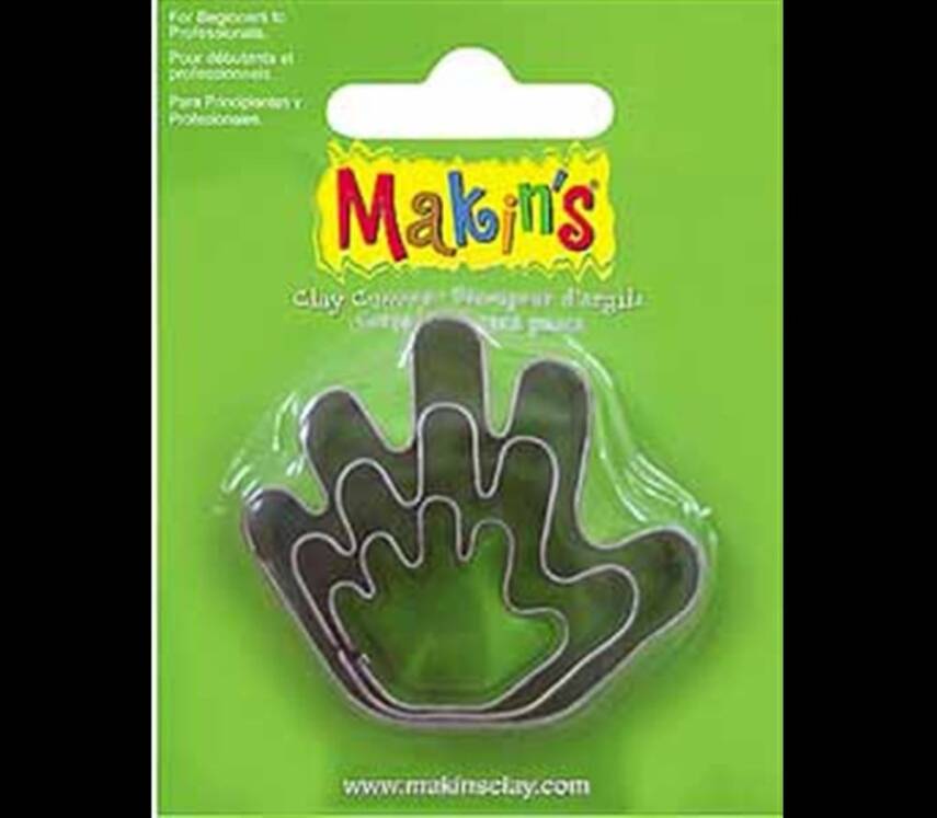 Makin's Clay Kesme Kalıbı El 3 Parça - 1