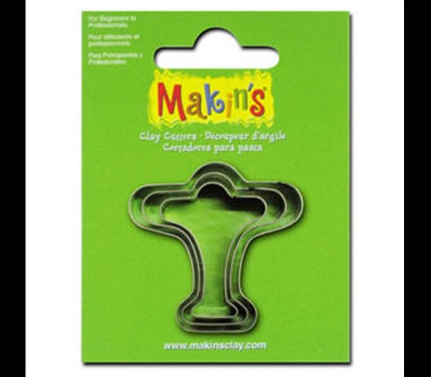 Makin's Clay Kesme Kalıbı Uçak 3 Parça - 1