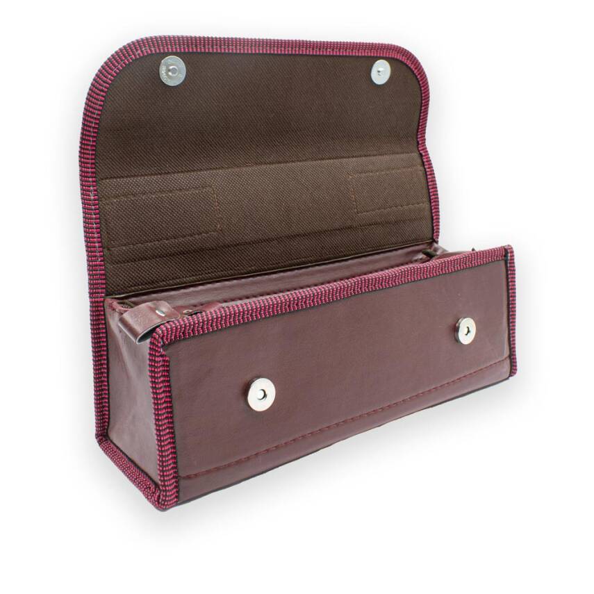 Malzeme Çantası Suni Deri Bordo - 2