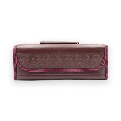 Malzeme Çantası Suni Deri Bordo - 1