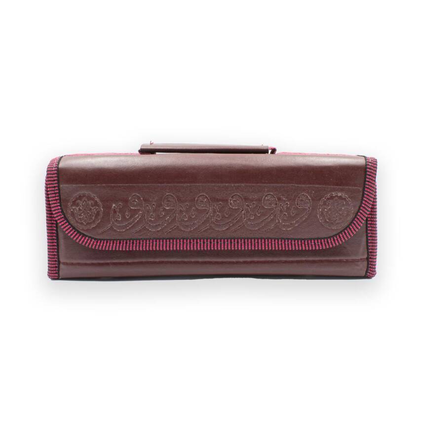 Malzeme Çantası Suni Deri Bordo - 1