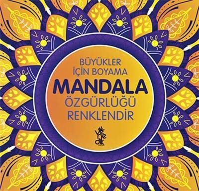 Mandala Özgürlüğü Renklendir Büyükler İçin Boyama