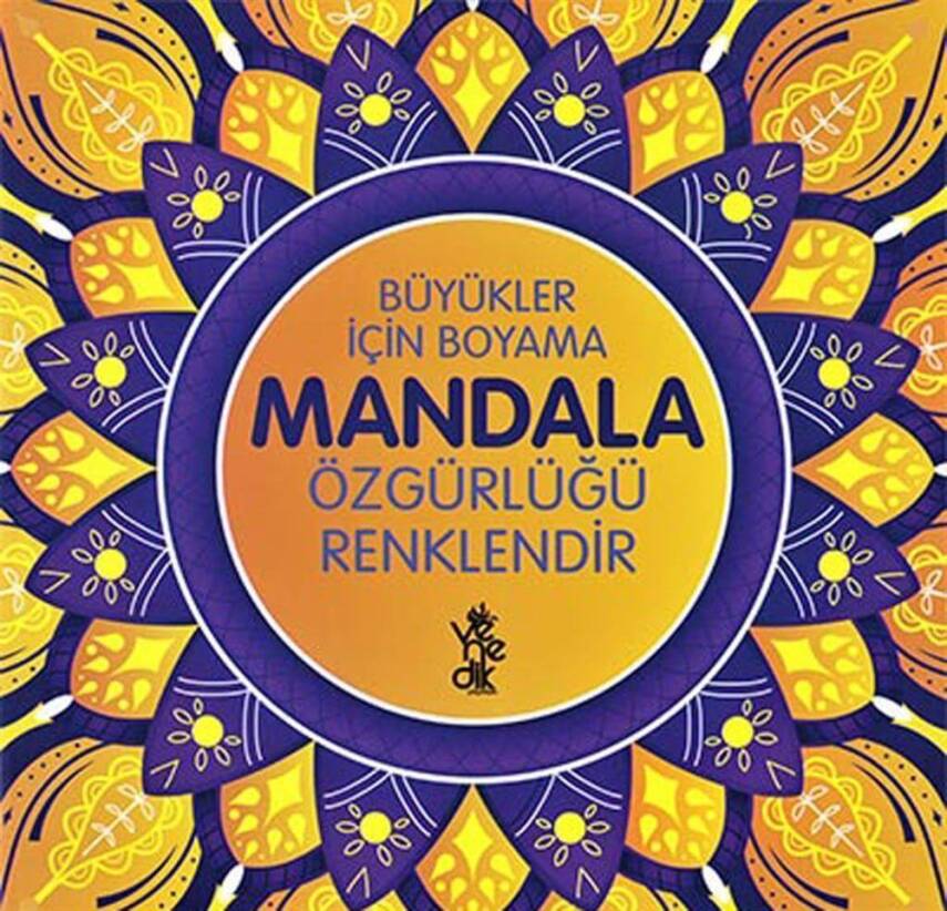 Mandala Özgürlüğü Renklendir Büyükler İçin Boyama - 1