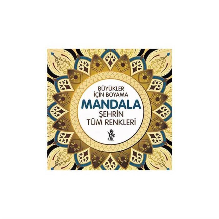 Mandala Şehrin Tüm Renkleri Büyükler İçin Boyama - 1