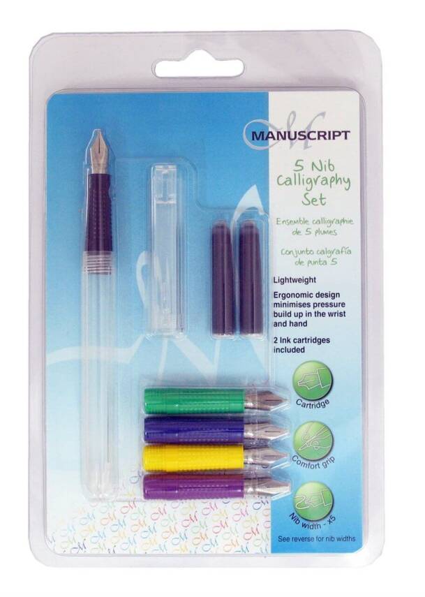 Manuscript Calligraphy Set 5 Pieces - 1