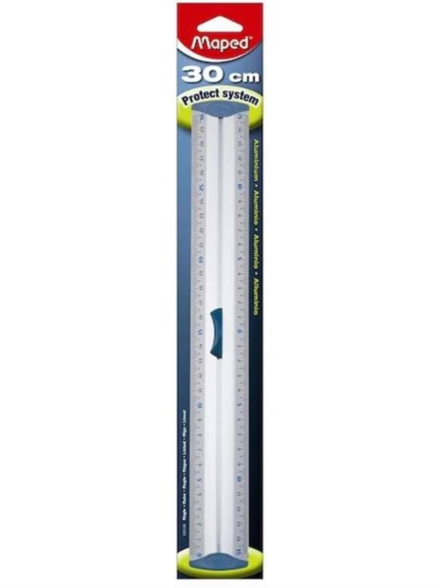 Maped Aluminum Triple Decimeter Ruler 30 cm - 2