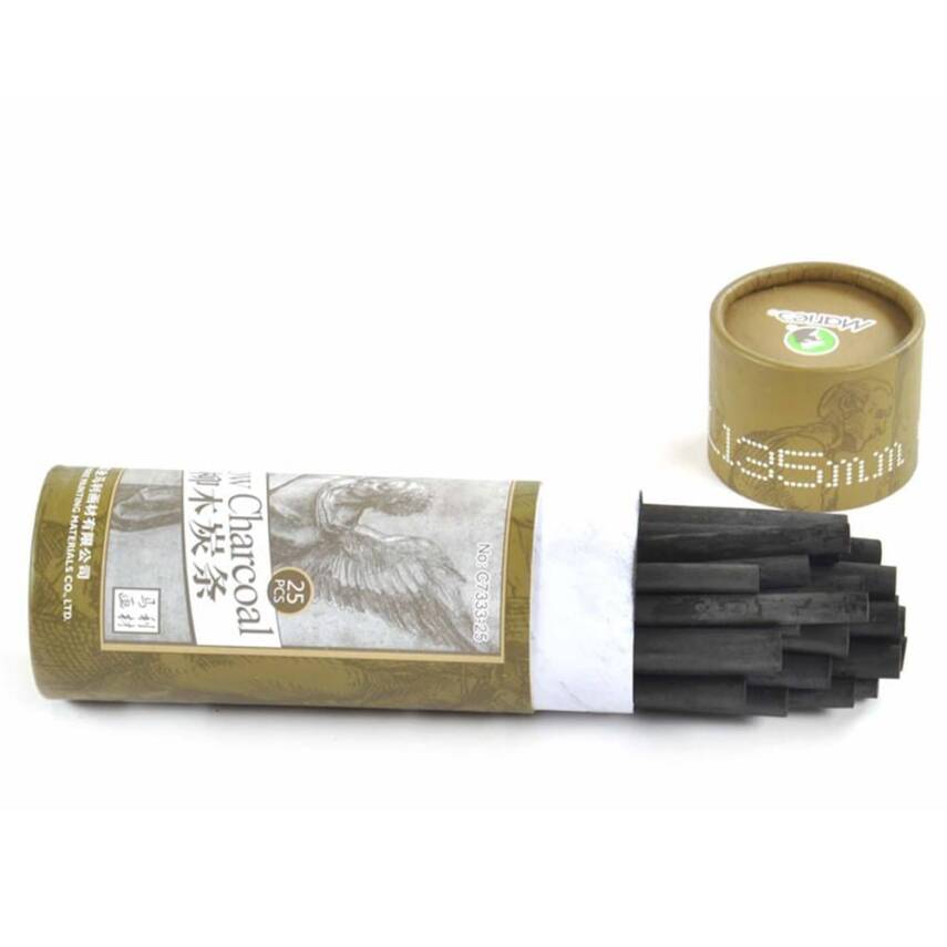 Maries Natural Charcoal Pencil 25 Pieces - 1