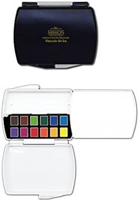 Mission Suluboya Gold Triple Pan 12'li