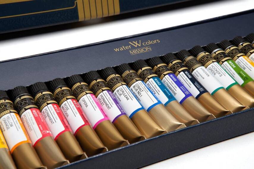 Mission Watercolor Gold Class Watercolor 7 ml 24 Tubes - 3