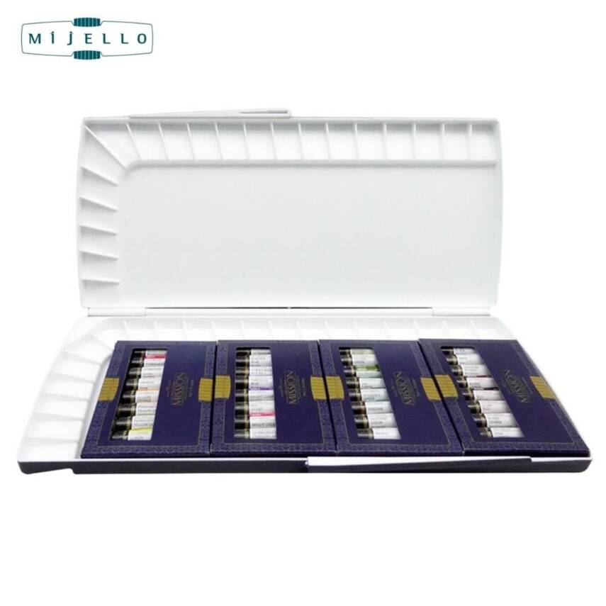 Mission Watercolor Gold Class Watercolor 7 ml 36 Tube Silver Nano Palette - 1