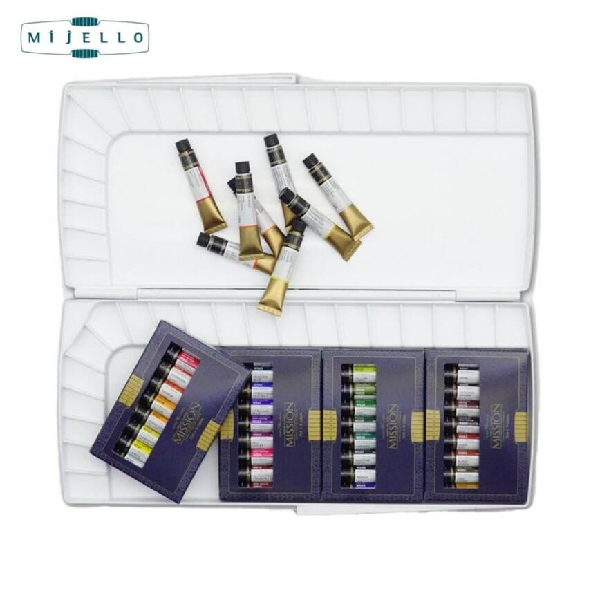Mission Watercolor Gold Class Watercolor 7 ml 36 Tube Silver Nano Palette - 2