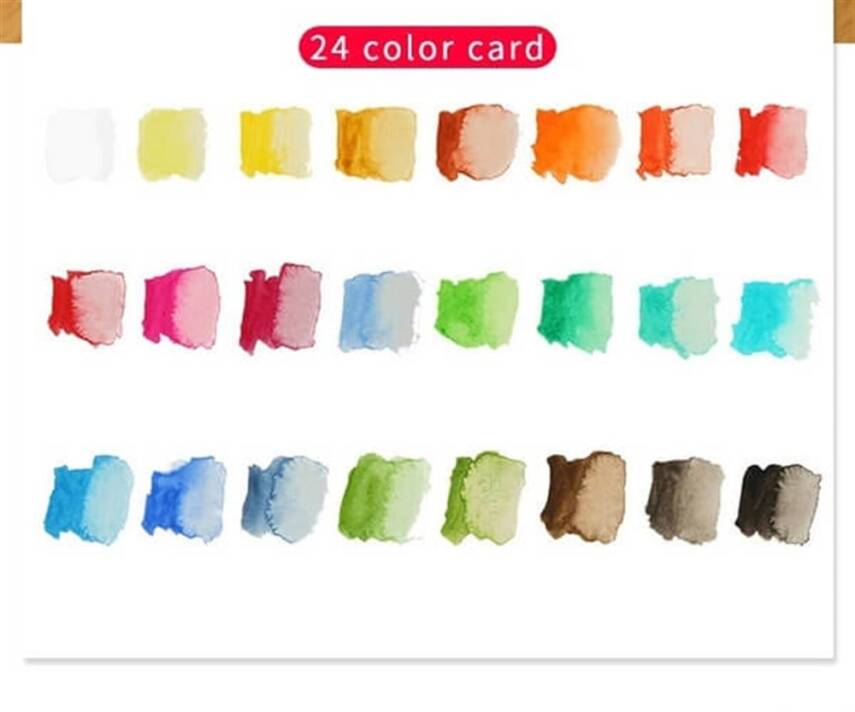 Mission Watercolor Gold Triple Pan 24 Colors - 1